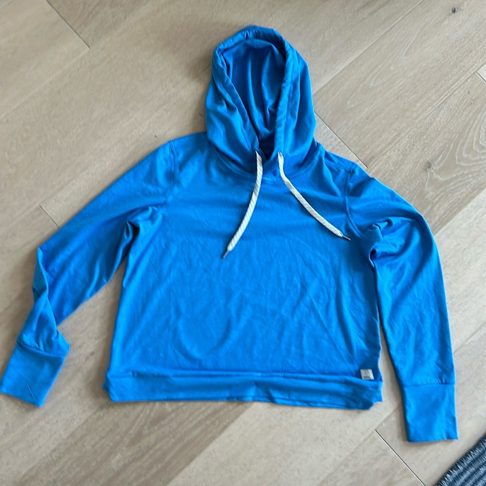 Vuori Beautiful Blue Lightweight Hoodie